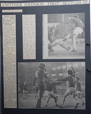 Another Johnson first setlles it - 13 November 1971